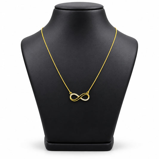 Infinity Diamond Pendant Necklace
