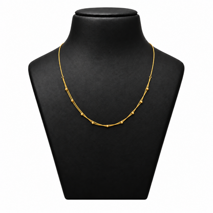 18K Double Layer Ball Chain 1.110 Gram