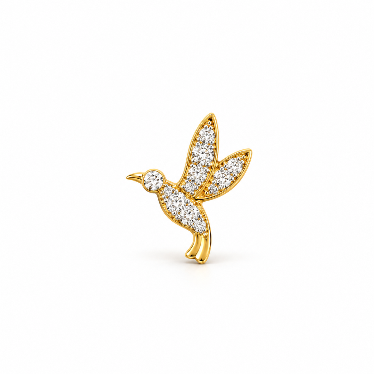 Gold Diamond Nosepin