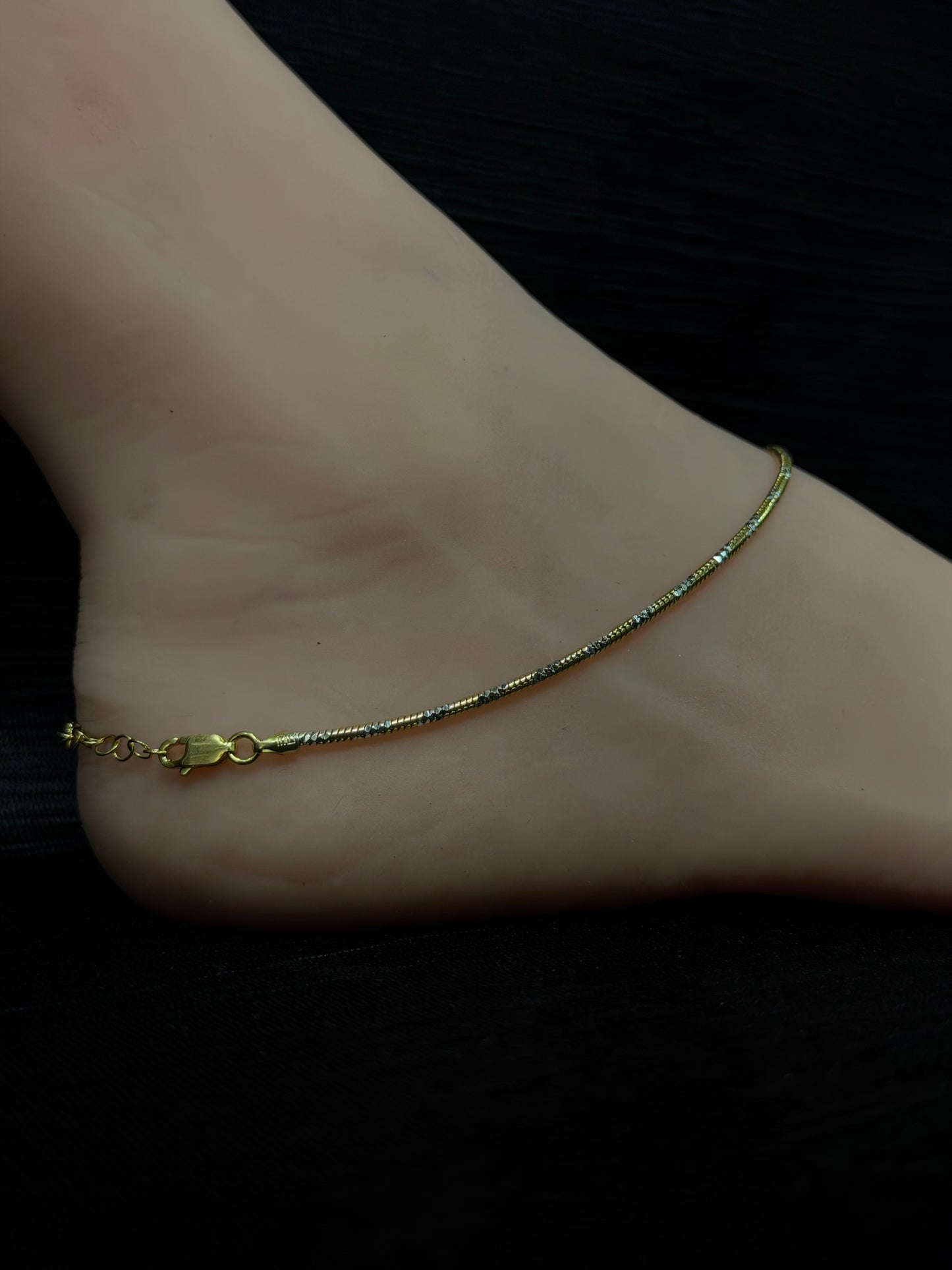 Radiant Silver Anklet