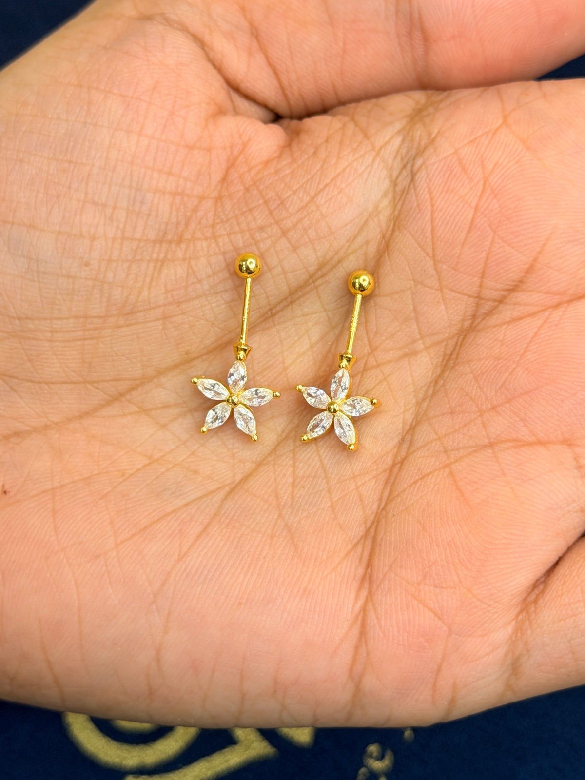 Golden Daisy Sterling Silver Bugadi