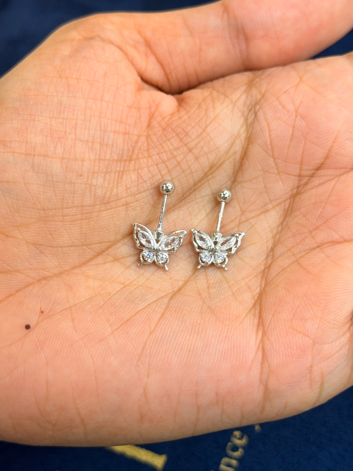 Flutter Grace Sterling Silver Butterfly Bugadi