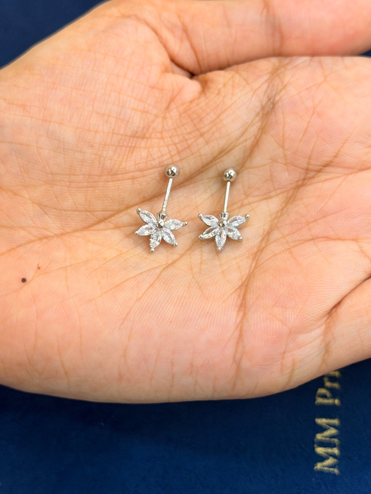 Snow Blossom Sterling Silver Bugadi