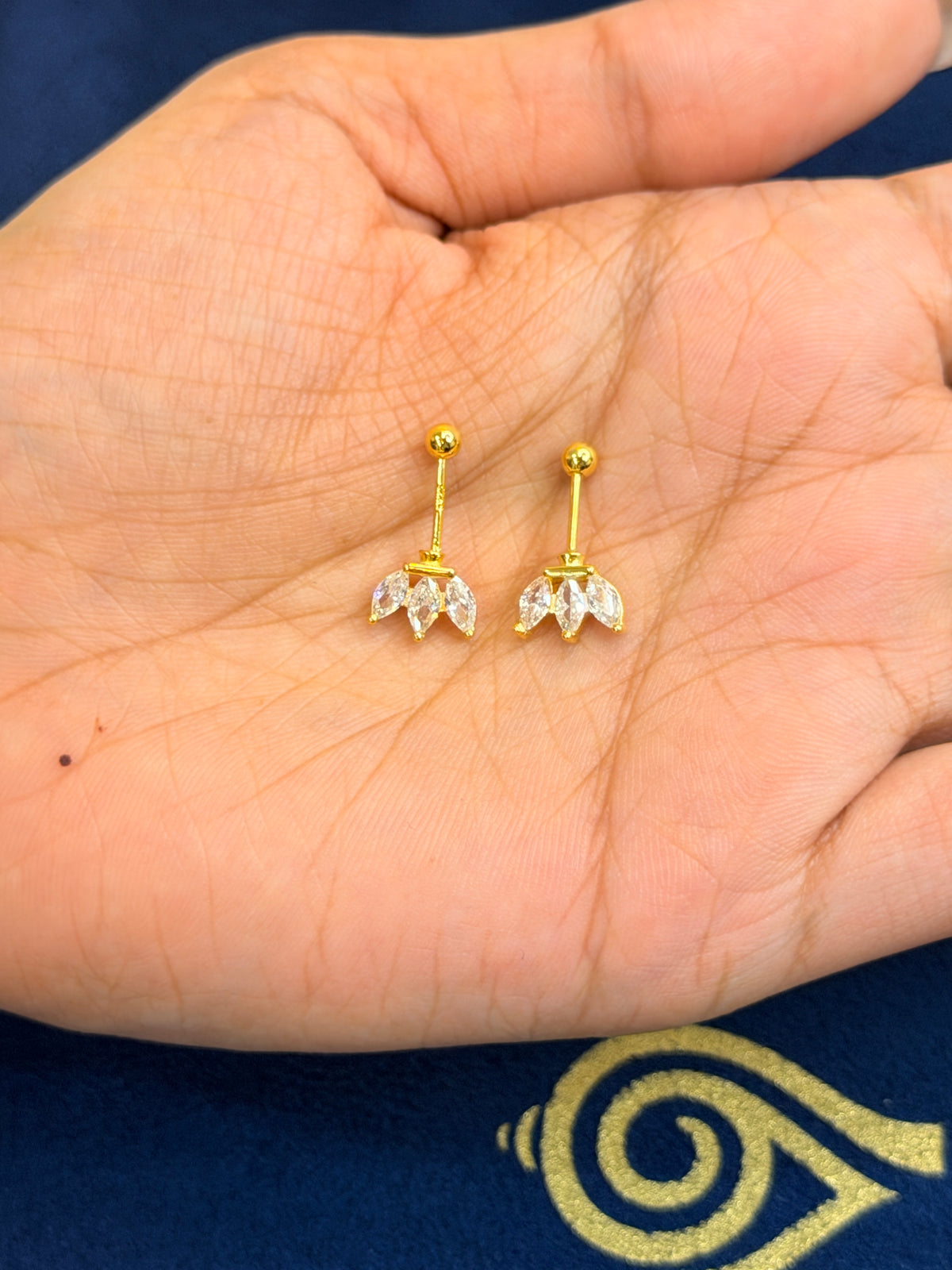 Golden Petal Sterling Silver Bugadi