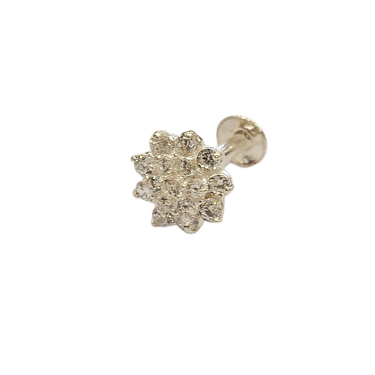 Classic Round Silver Nosepin