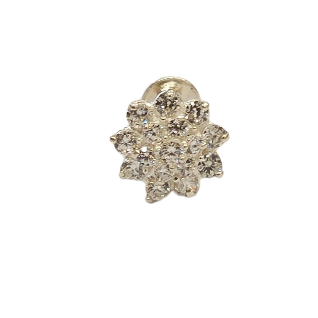 Classic Round Silver Nosepin