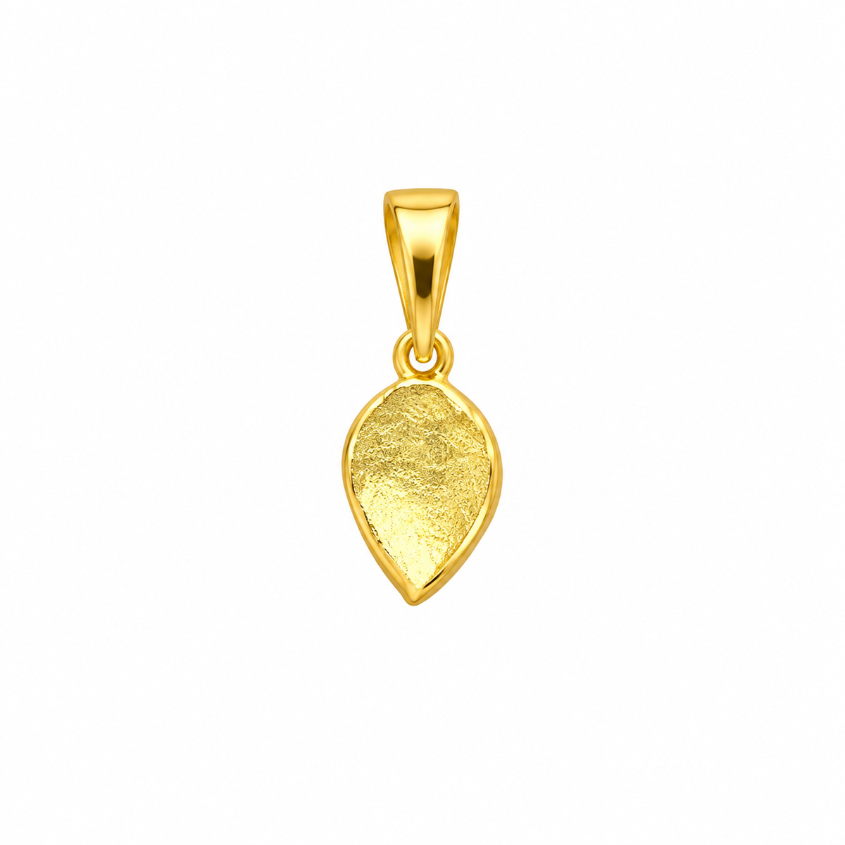 9K Gold Classic Teardrop Thali Pendant