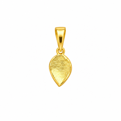 9K Gold Classic Teardrop Thali Pendant