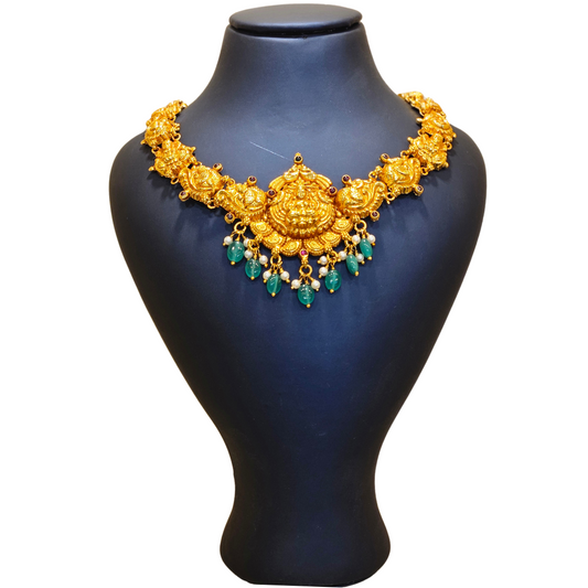 Divine Energy Nagas Necklace – Oxidized Silver Elegance
