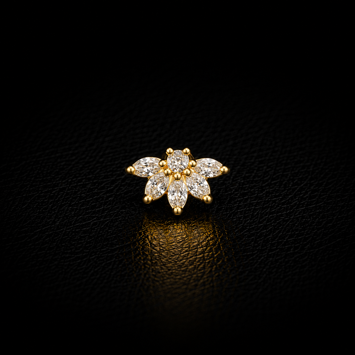 Lotus golden nosepin