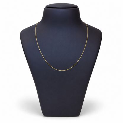 9K Gold Minnal Kanni Chain 0.860 Gram