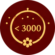 Below  ₹3000