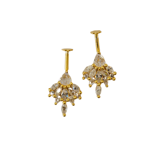 Heritage Pure Silver Bugadi Earrings – Elegant Everyday Jewellery