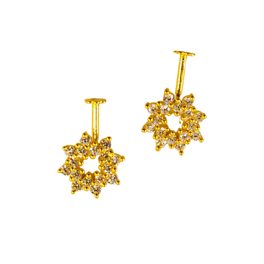 Luxury Handcrafted Silver Bugadi Earrings – Elegant Heritage Style